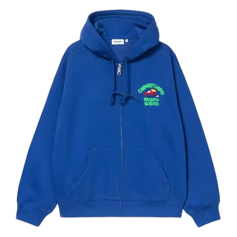 Carhartt Wip Hooded Pronto Sweat Jacket - Wolfsbane - Felpe di Carhartt Wip | Francis Concept