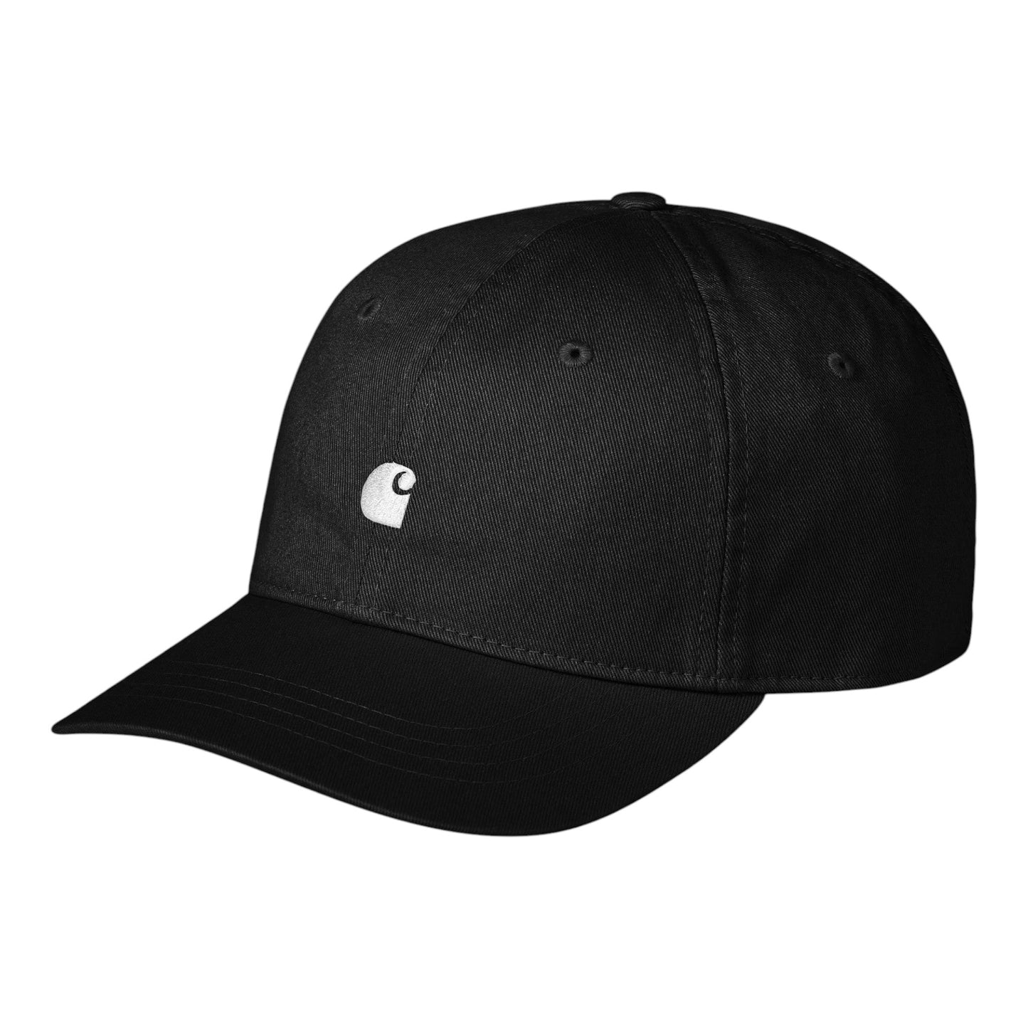 Carhartt Wip Madison Logo Cap - Black / White - Cappelli di Carhartt Wip | Francis Concept