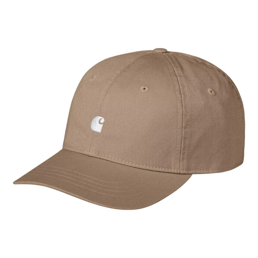 Carhartt Wip Madison logo Cap - Leather / White - Cappelli di Carhartt Wip | Francis Concept