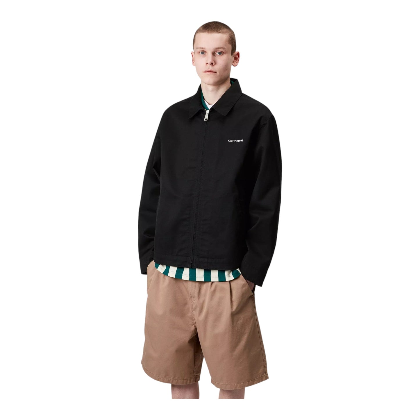 Carhartt Wip Module Script Jacket - Black / White - Giacche di Carhartt Wip | Francis Concept