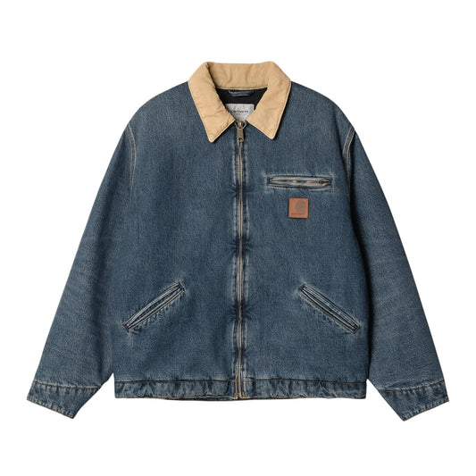 Carhartt Wip OG Detroit Jacket - Blue / Dusty H Brown - Giacche di Carhartt Wip | Francis Concept