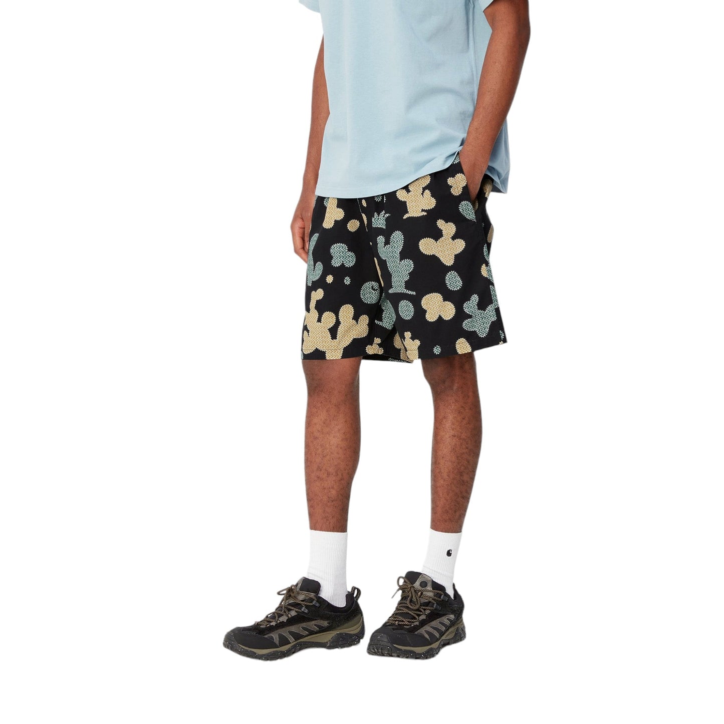Carhartt Wip Opus Short - Opus Print, Black - Bermuda di Carhartt Wip | Francis Concept