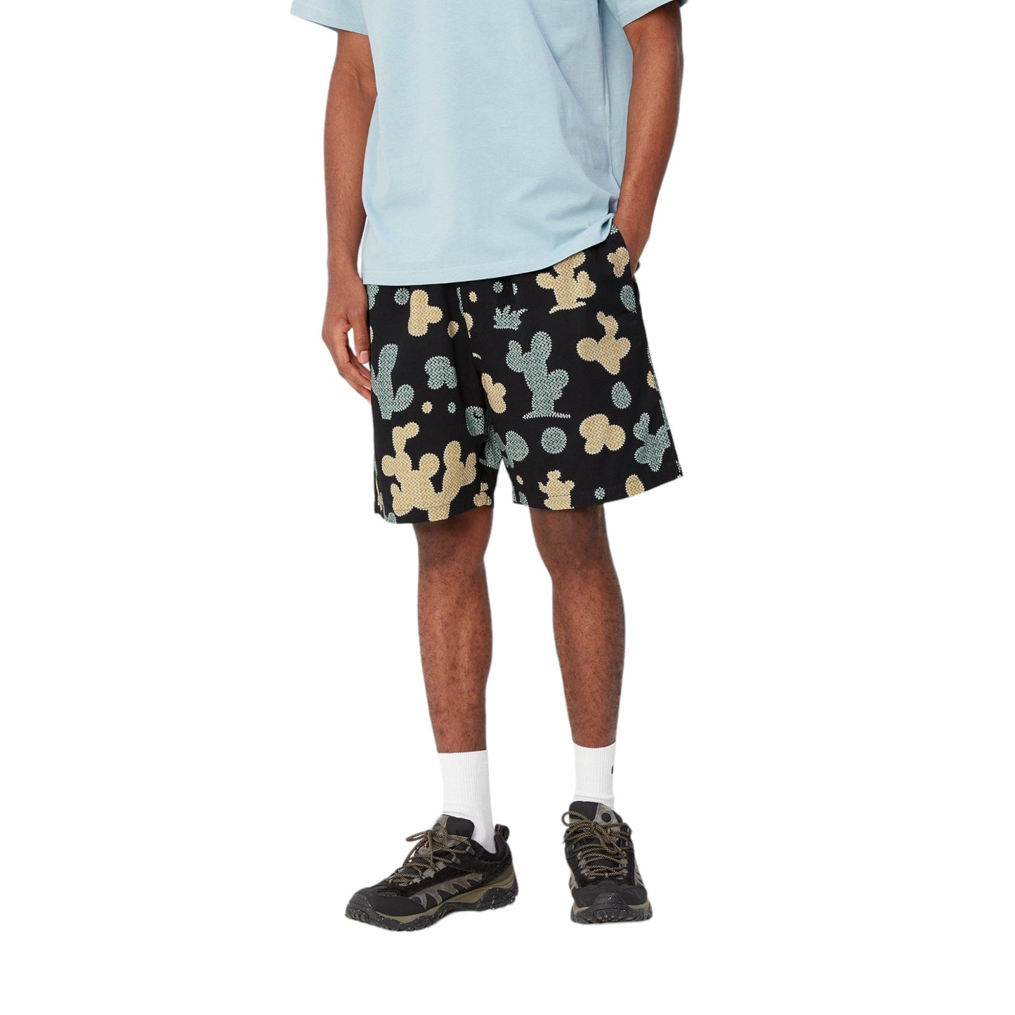 Carhartt Wip Opus Short - Opus Print, Black - Bermuda di Carhartt Wip | Francis Concept