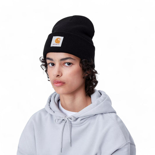 Carhartt Wip Short Watch Hat - Black - Cappelli di Carhartt Wip | Francis Concept