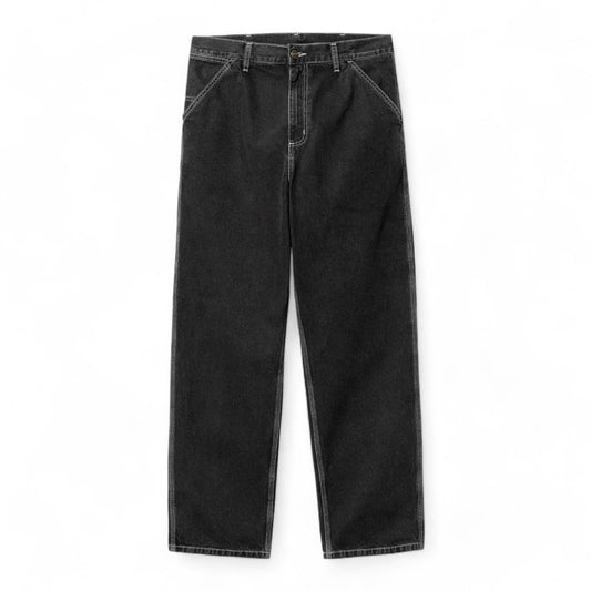 Carhartt Wip Simple Pant - Black stone washed - Jeans di Carhartt Wip | Francis Concept