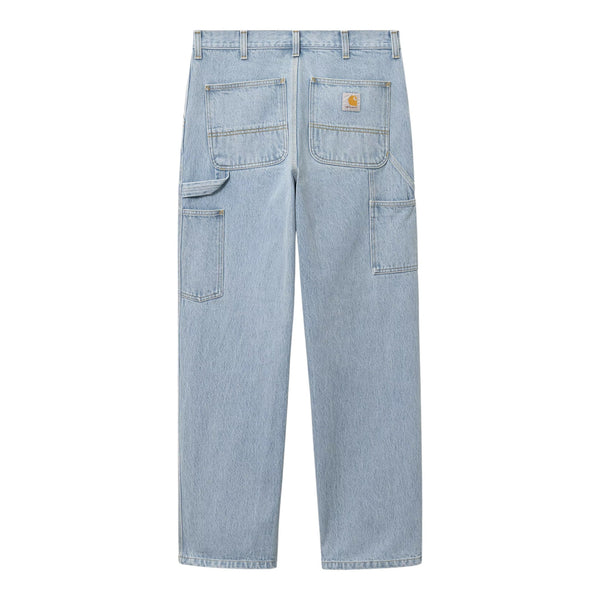 Carhartt Wip Single Knee Pant - Blue Heavy Stone Bleached - Pantaloni di Carhartt Wip | Francis Concept