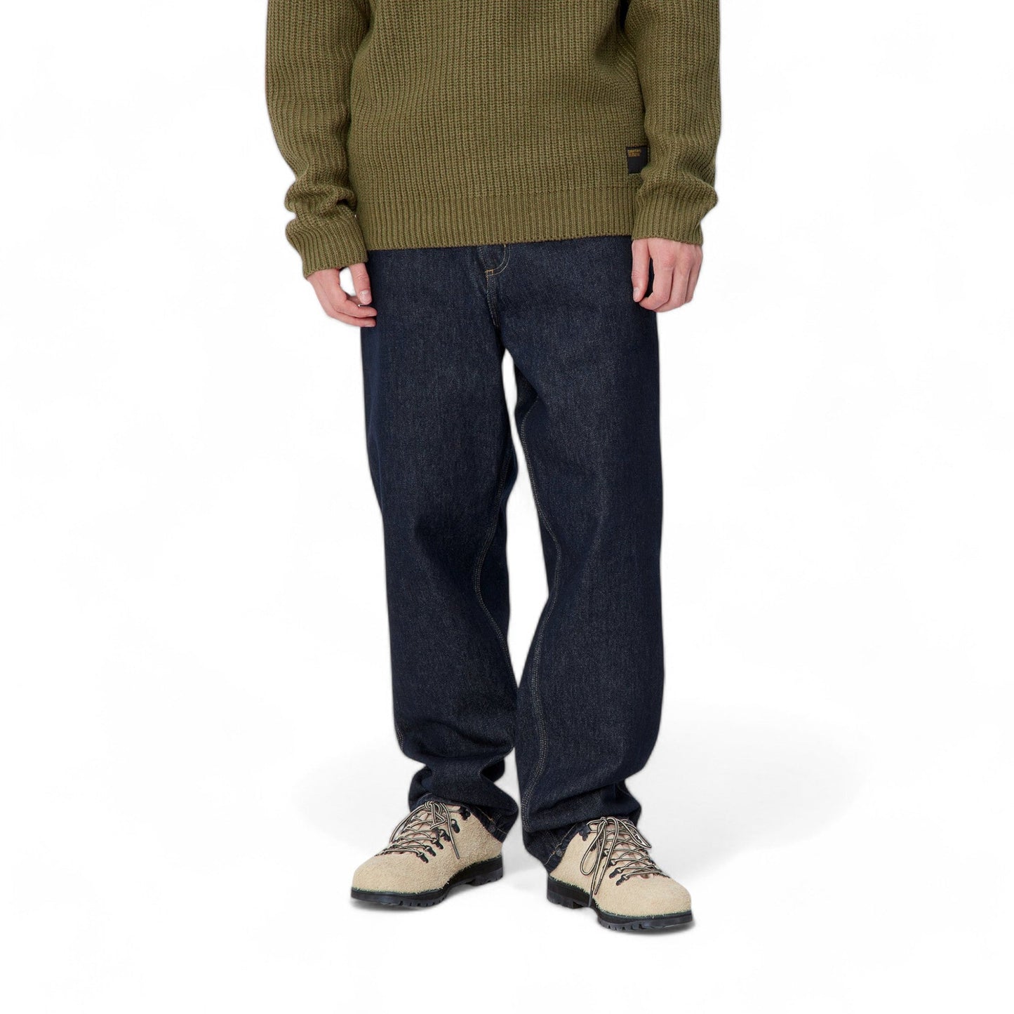 Carhartt Wip Single Knee Pant - Blue rinsed - Pantaloni di Carhartt Wip | Francis Concept
