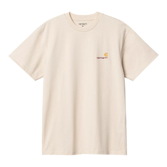 Carhartt Wip S/S American Script T-Shirt - Natural - T-Shirt di Carhartt Wip | Francis Concept