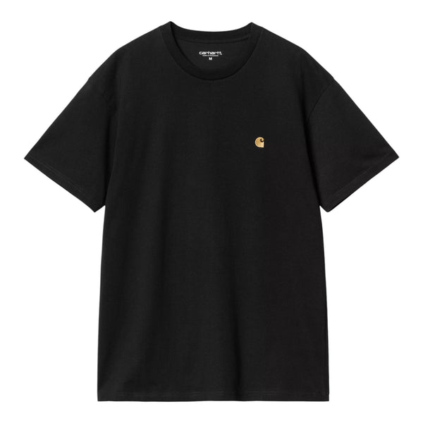 Carhartt Wip S/S Chase T-Shirt - Black - T-Shirt di Carhartt Wip | Francis Concept