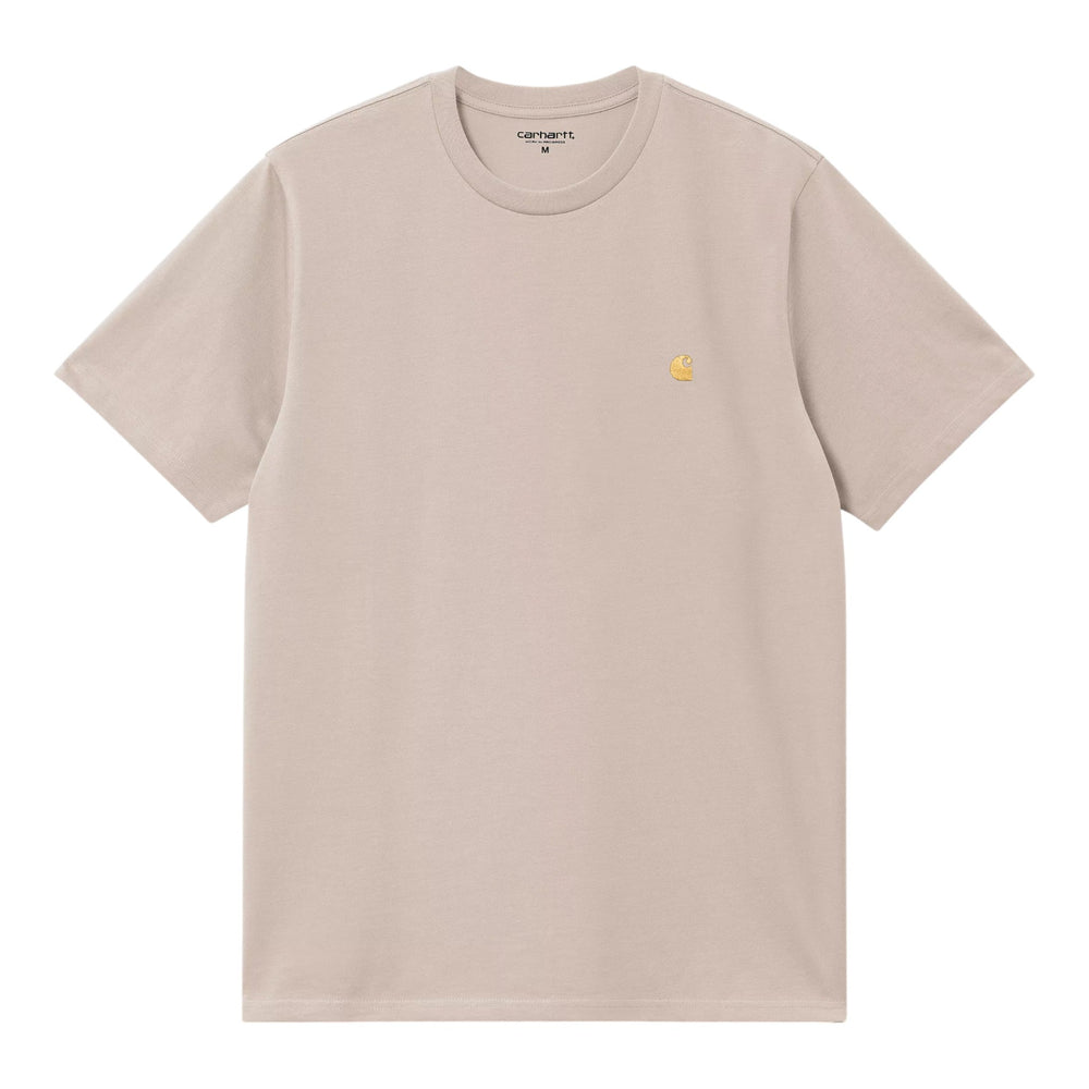 Carhartt Wip S/S Chase T-Shirt - Dusky Beige / Gold - T-Shirt di Francis Concept | Francis Concept