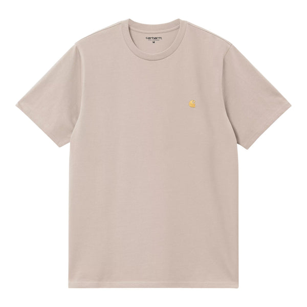 Carhartt Wip S/S Chase T-Shirt - Dusky Beige / Gold - T-Shirt di Francis Concept | Francis Concept