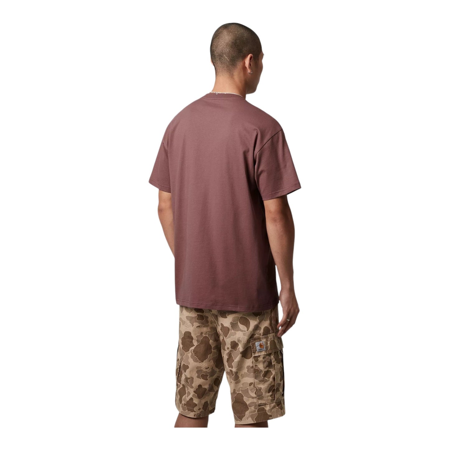 Carhartt Wip S/S Chase T-Shirt - Dusky Pink / Gold - T-Shirt di Francis Concept | Francis Concept