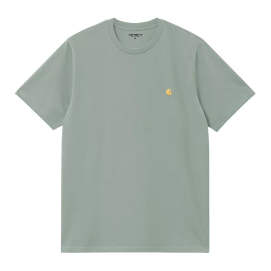 Carhartt Wip S/S Chase T-Shirt - Frosted Green - T-Shirt di Carhartt Wip | Francis Concept