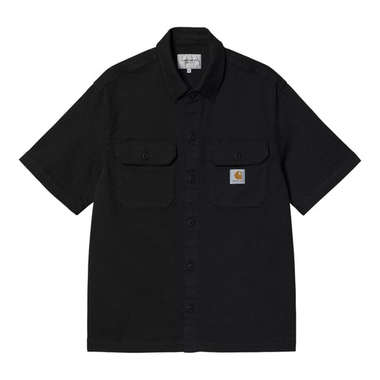 Carhartt Wip S/S Craft Shirt - Black - Camicie di Carhartt Wip | Francis Concept
