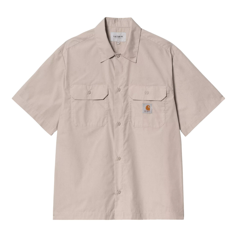 Carhartt Wip S/S Craft Shirt - Dusky Beige - Camicie di Carhartt Wip | Francis Concept