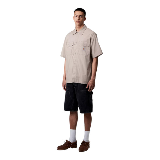 Carhartt Wip S/S Craft Shirt - Dusky Beige - Camicie di Carhartt Wip | Francis Concept