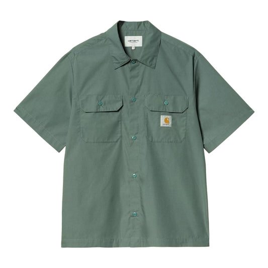 Carhartt Wip S/S Craft Shirt - Silver Pine - Camicie di Carhartt Wip | Francis Concept