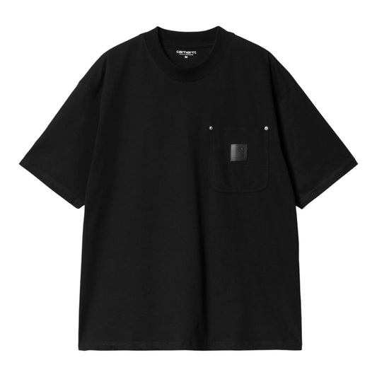 Carhartt Wip S/S Eldon Pocket T-Shirt - Black - T-Shirt di Carhartt Wip | Francis Concept
