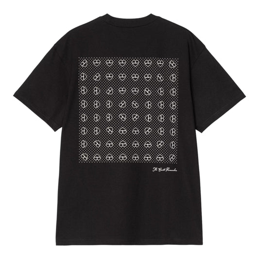 Carhartt Wip S/S Furoshiki T-Shirt - Black / White - T-Shirt di Carhartt Wip | Francis Concept