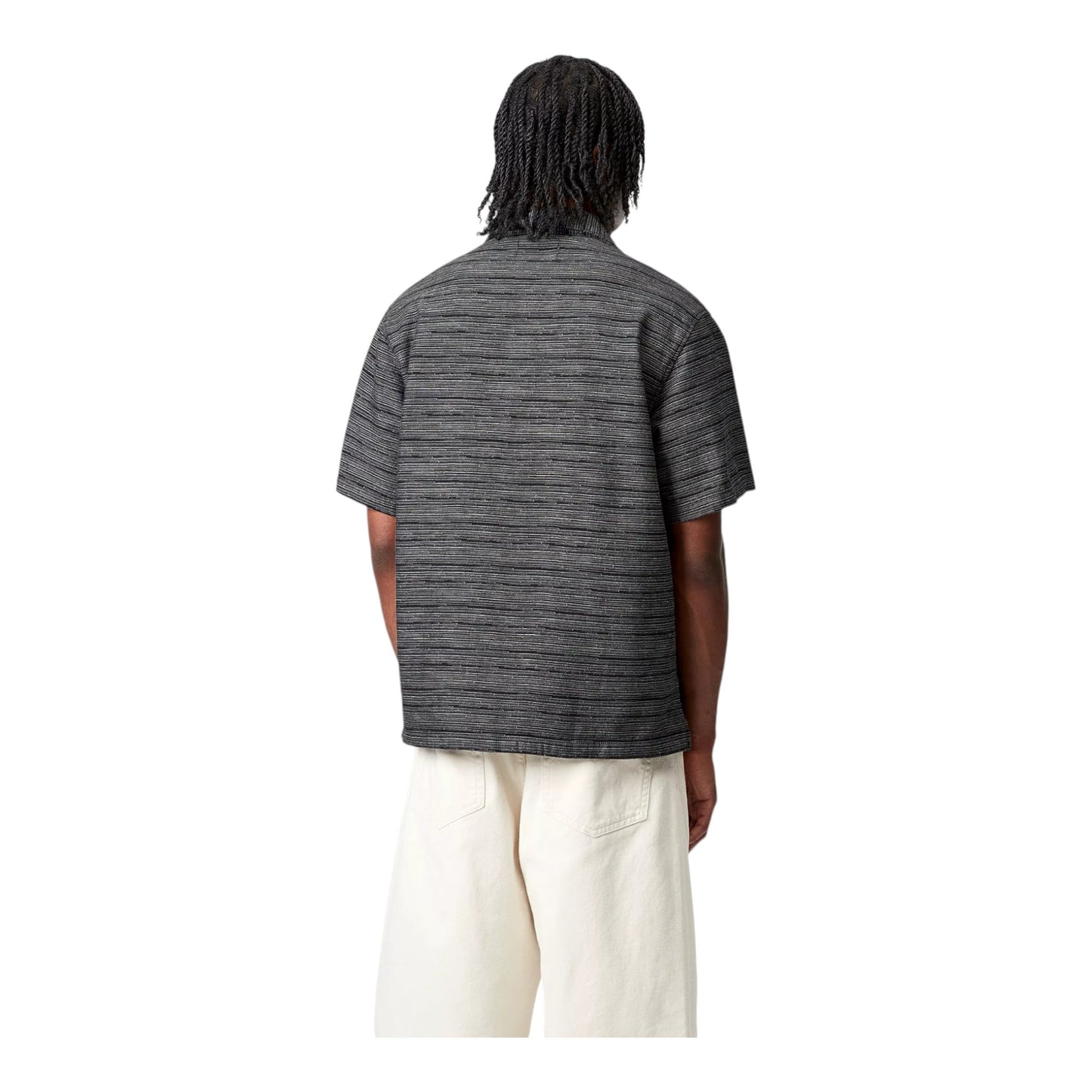 Carhartt Wip S/S Gellar Shirt - Gellar Stripe / Black - Camicie di Carhartt Wip | Francis Concept
