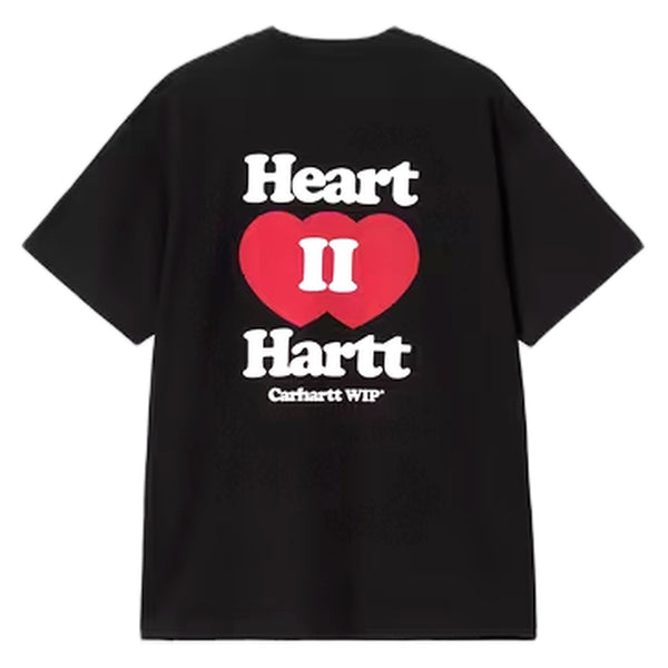 Carhartt Wip S/S Heart Hartt T-Shirt - Black - T-Shirt di Carhartt Wip | Francis Concept