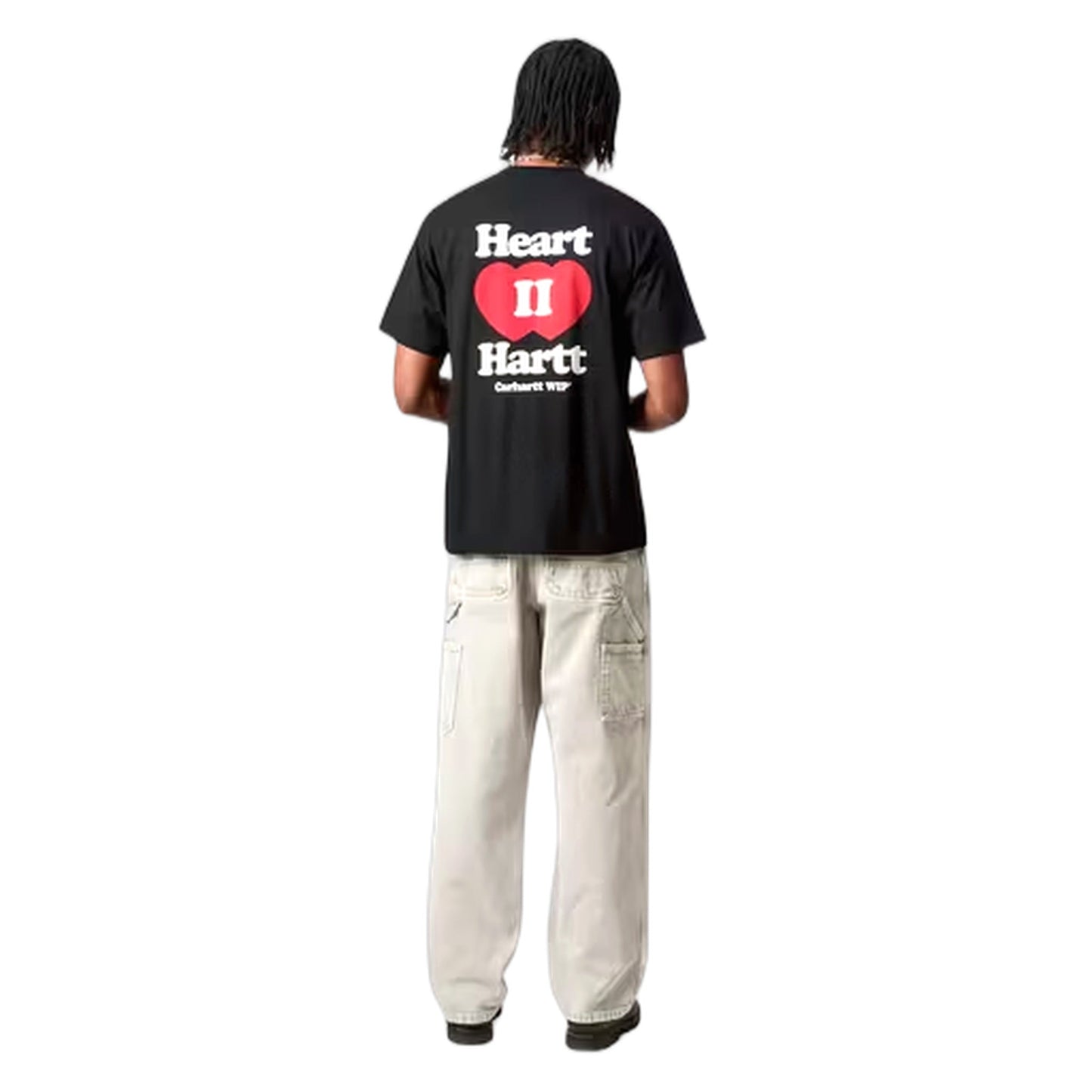 Carhartt Wip S/S Heart Hartt T-Shirt - Black - T-Shirt di Carhartt Wip | Francis Concept