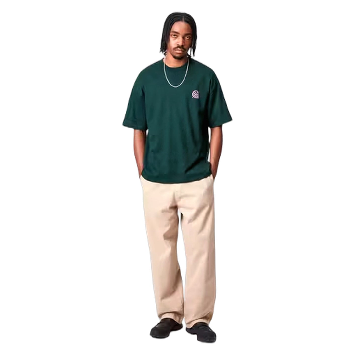 Carhartt Wip S/S Helix T-Shirt - Deep Lagoon - T-Shirt di Carhartt Wip | Francis Concept