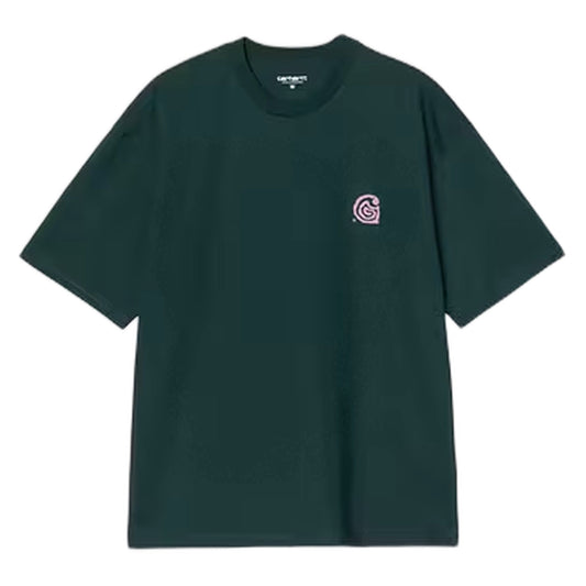 Carhartt Wip S/S Helix T-Shirt - Deep Lagoon - T-Shirt di Carhartt Wip | Francis Concept