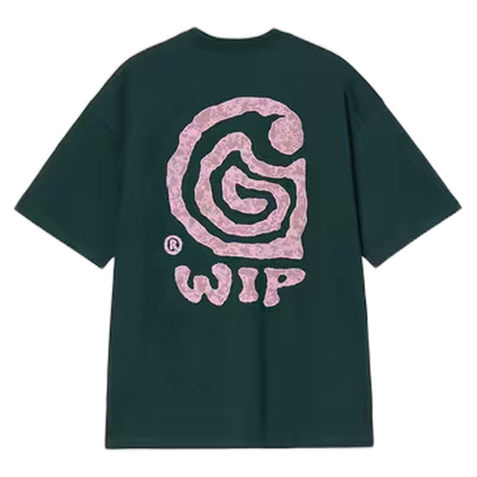 Carhartt Wip S/S Helix T-Shirt - Deep Lagoon - T-Shirt di Carhartt Wip | Francis Concept