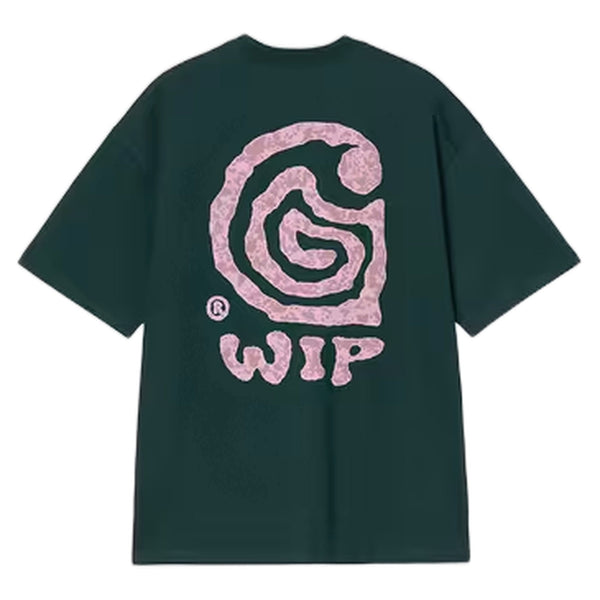 Carhartt Wip S/S Helix T-Shirt - Deep Lagoon - T-Shirt di Carhartt Wip | Francis Concept