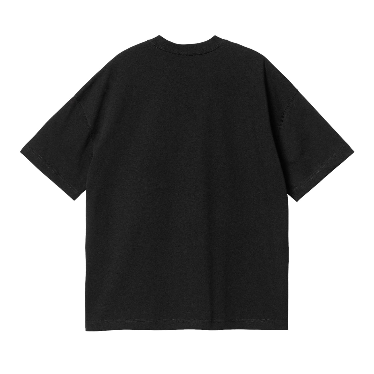 Carhartt Wip S/S Link Script T-Shirt - Black / White - T-Shirt di Carhartt Wip | Francis Concept