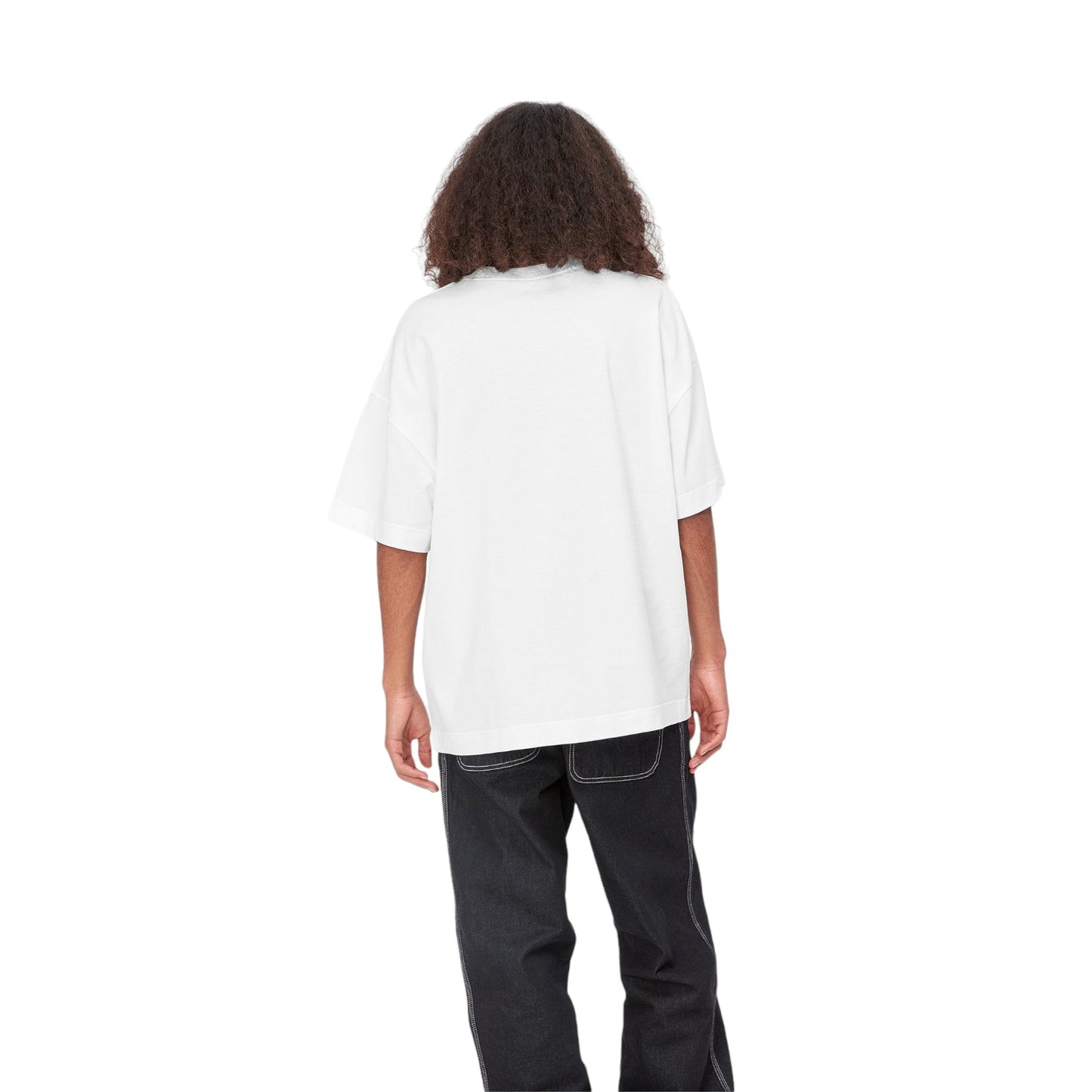 Carhartt Wip S/S Link Script T-Shirt - White / Black - T-Shirt di Carhartt Wip | Francis Concept