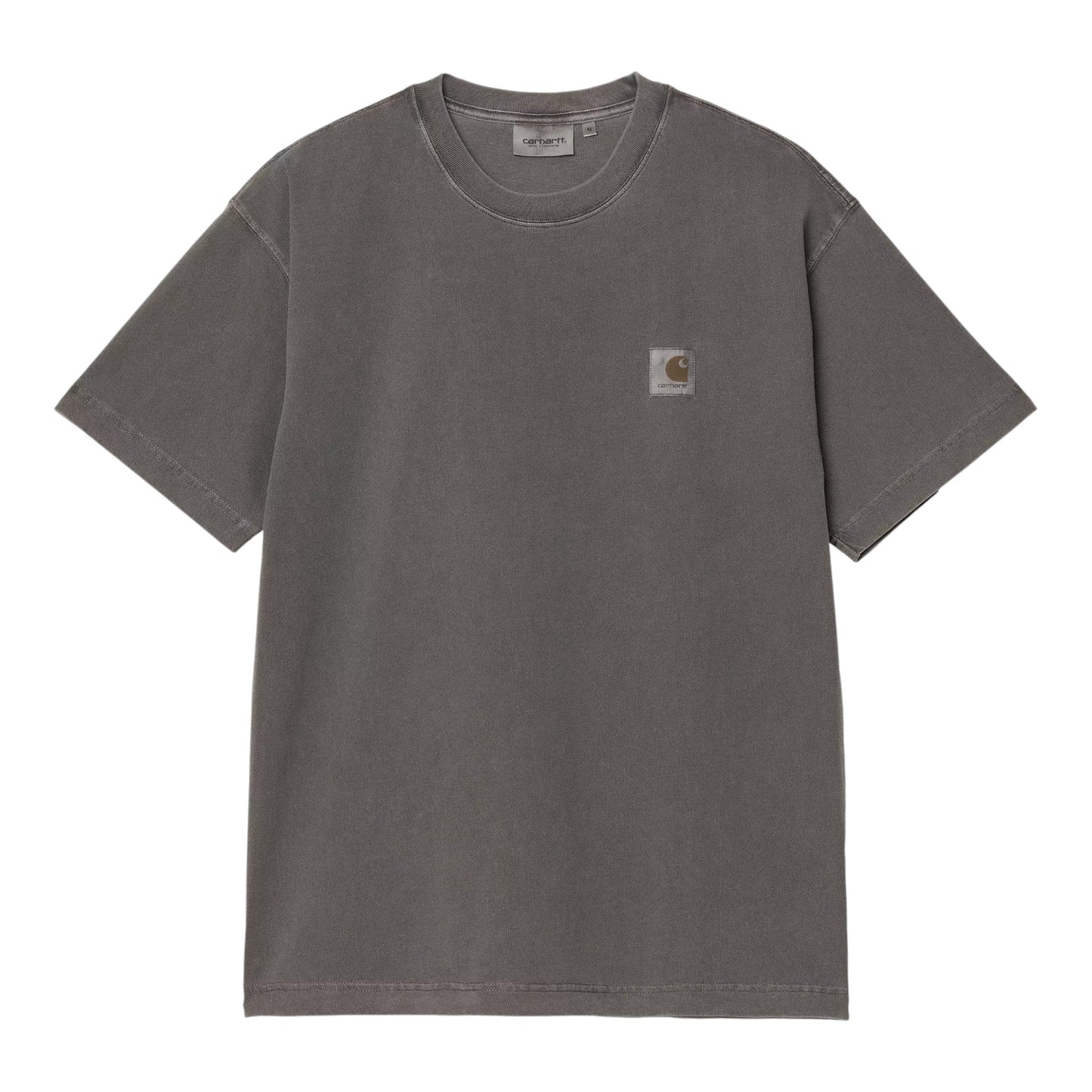 Carhartt Wip S/S Nelson T-Shirt - Graphite Garment Dyed - T-Shirt di Carhartt Wip | Francis Concept