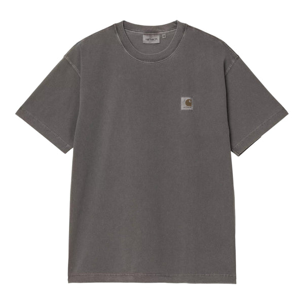 Carhartt Wip S/S Nelson T-Shirt - Graphite Garment Dyed - T-Shirt di Carhartt Wip | Francis Concept