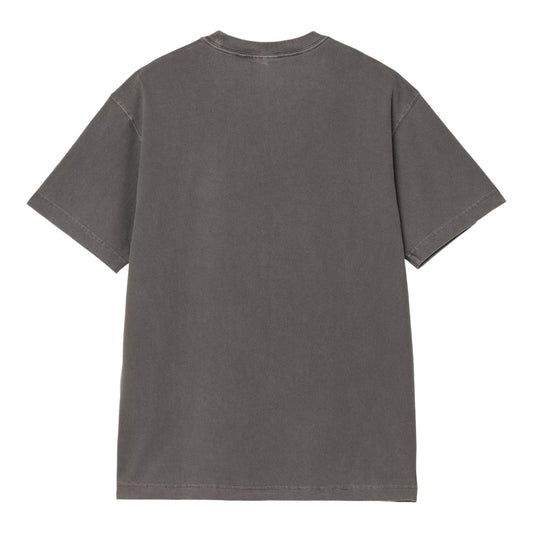 Carhartt Wip S/S Nelson T-Shirt - Graphite Garment Dyed - T-Shirt di Carhartt Wip | Francis Concept