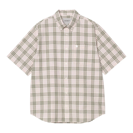 Carhartt Wip S/S Niven Shirt - Air Pink / Wax - Camicie di Carhartt Wip | Francis Concept