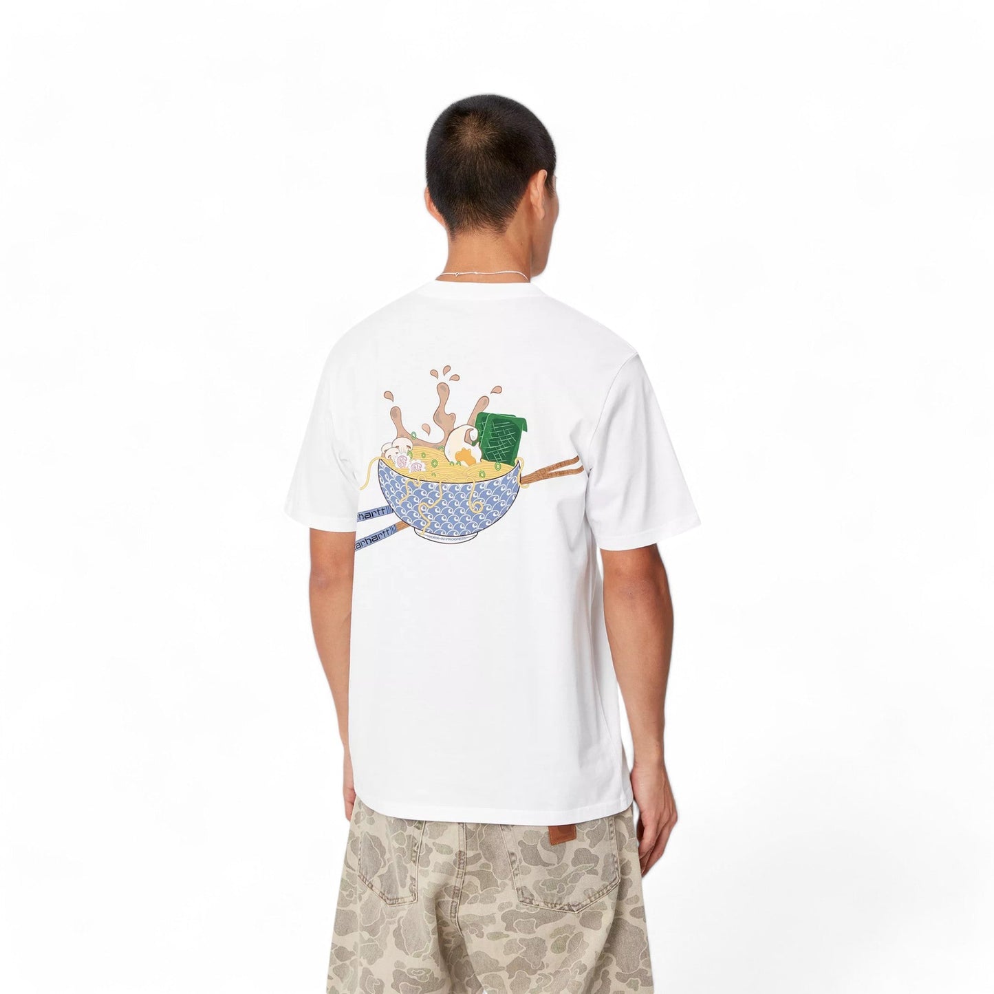 Carhartt Wip S/S Noodle Soup T-shirt - White - T-Shirt di Carhartt Wip | Francis Concept