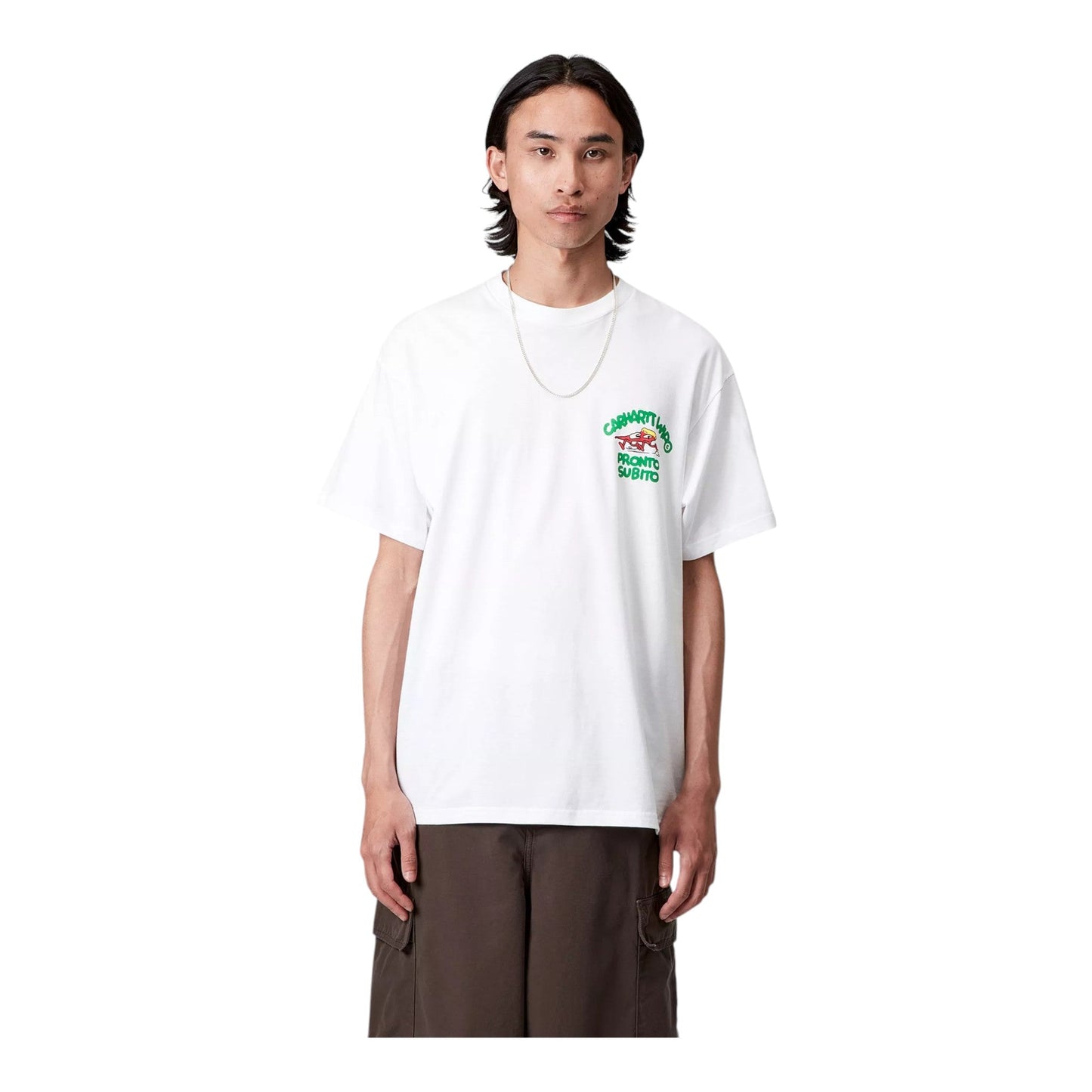 Carhartt Wip S/S Pronto T-Shirt - White - T-Shirt di Carhartt Wip | Francis Concept