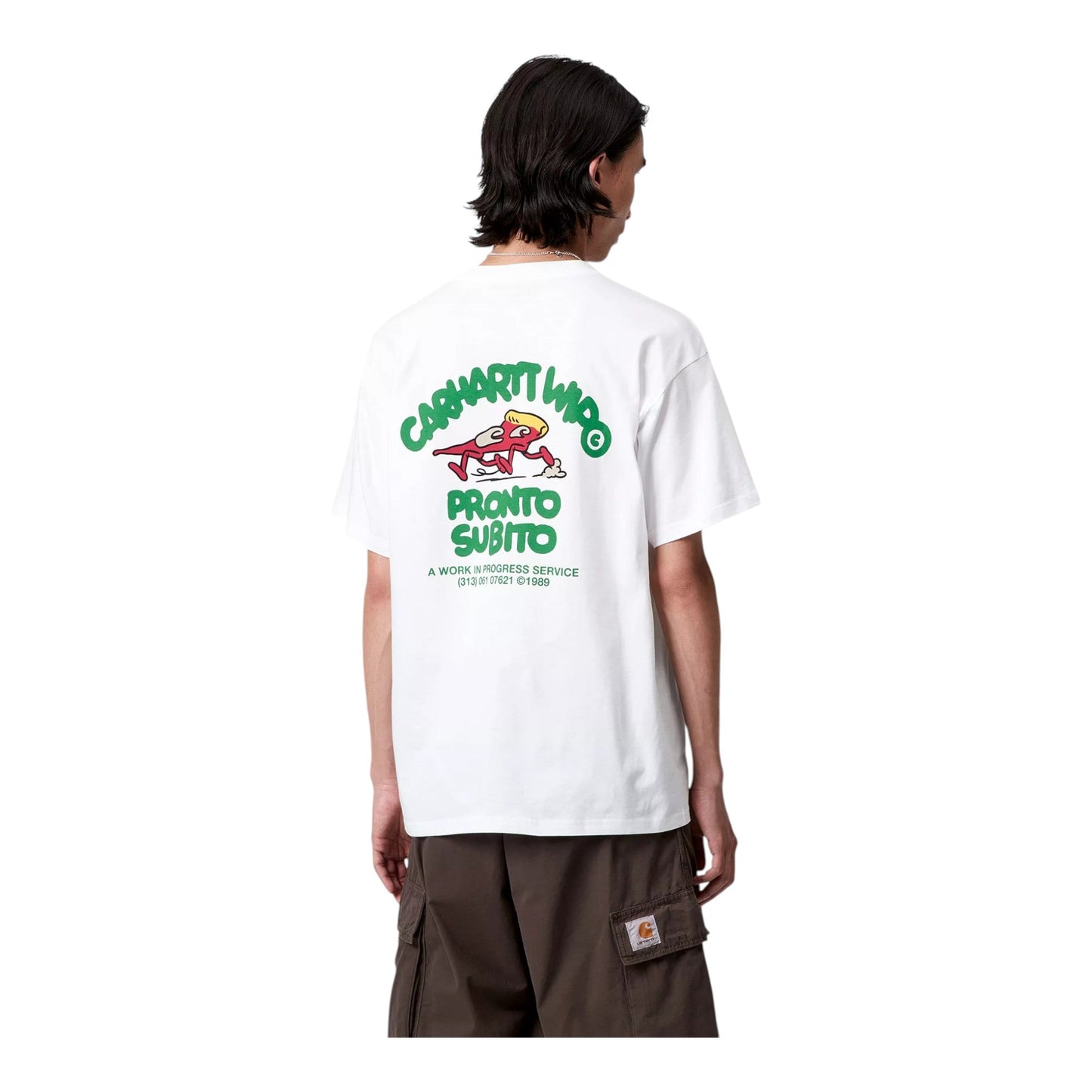 Carhartt Wip S/S Pronto T-Shirt - White - T-Shirt di Carhartt Wip | Francis Concept