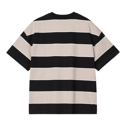 Carhartt Wip S/S Quinby T-Shirt - Quinby Stripe / Black - T-Shirt di Carhartt Wip | Francis Concept