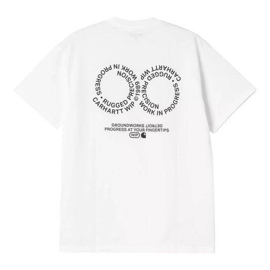 Carhartt Wip S/S Rotation T-Shirt - White / Black - T-Shirt di Carhartt Wip | Francis Concept