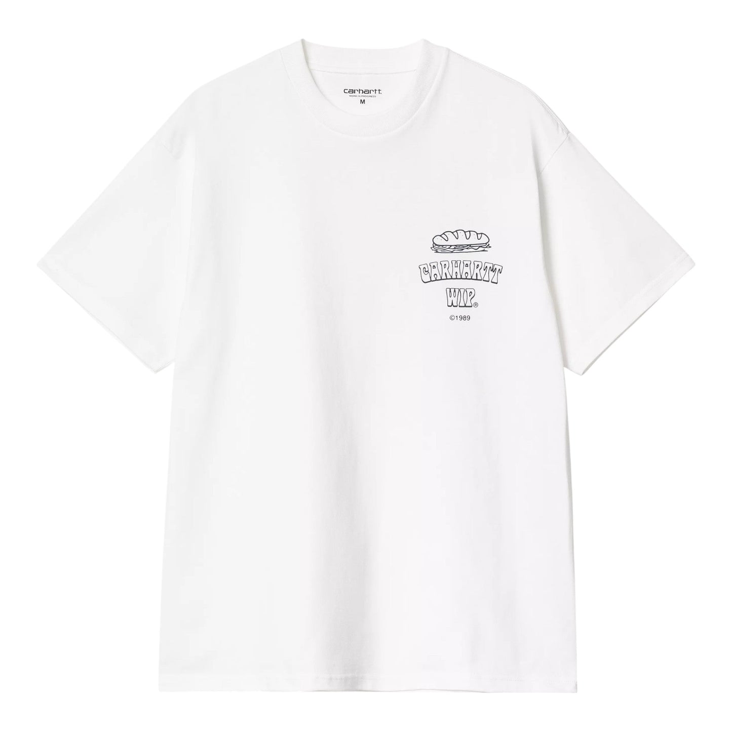 Carhartt Wip S/S Sandwich T-Shirt - White - T-Shirt di Carhartt Wip | Francis Concept