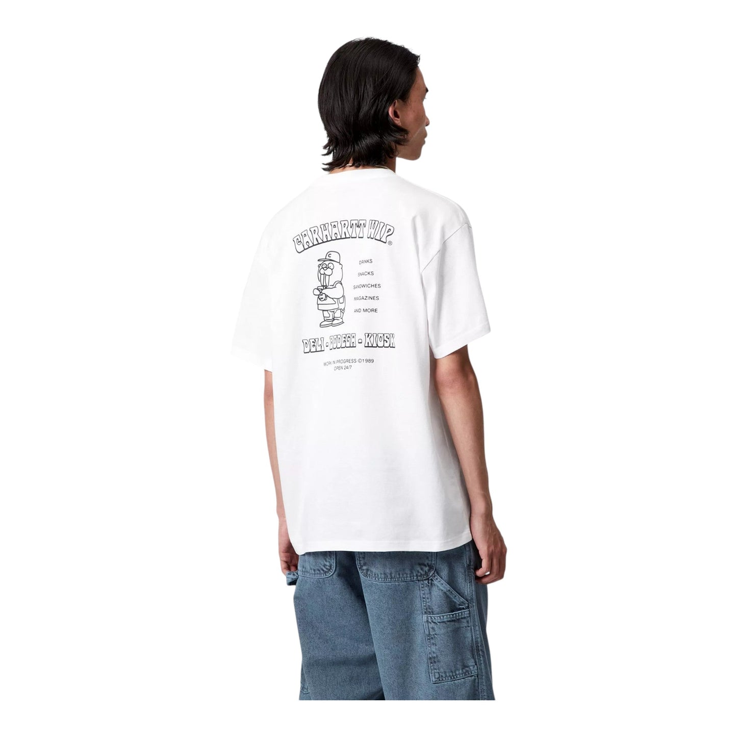 Carhartt Wip S/S Sandwich T-Shirt - White - T-Shirt di Carhartt Wip | Francis Concept