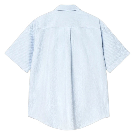 Carhartt Wip S/S Toland Shirt - Toland Stripe / Blue Fog