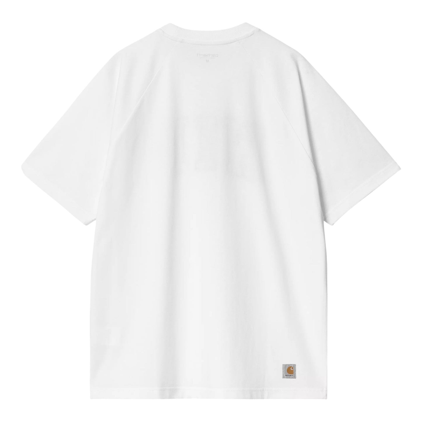 Carhartt Wip S/S WIP T-Shirt - White / Dusky Blue - T-Shirt di Carhartt Wip | Francis Concept