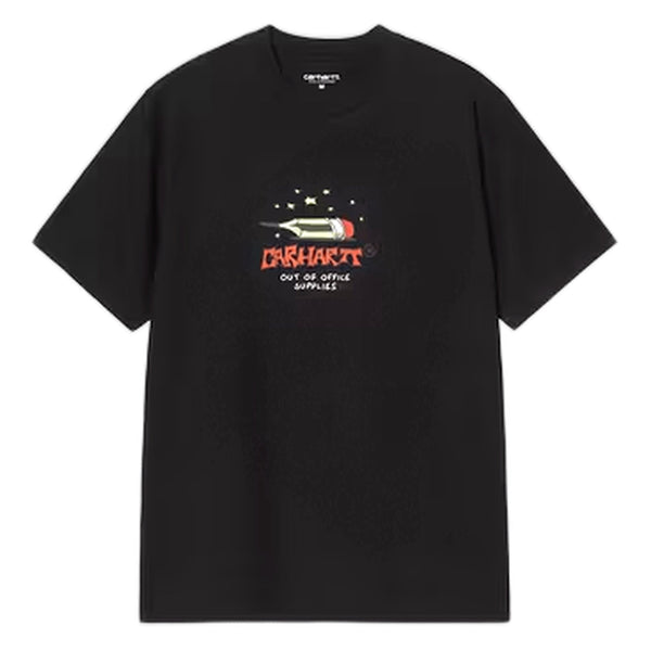 Carhartt Wip S/S Work Life Romance T-Shirt - Black - T-Shirt di Carhartt Wip | Francis Concept