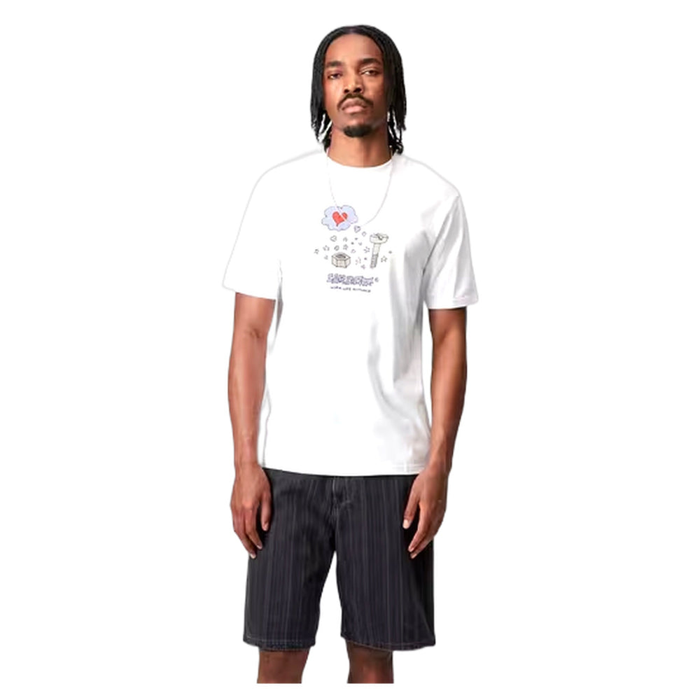 Carhartt Wip S/S Work Life Romance T-Shirt - White - T-Shirt di Carhartt Wip | Francis Concept