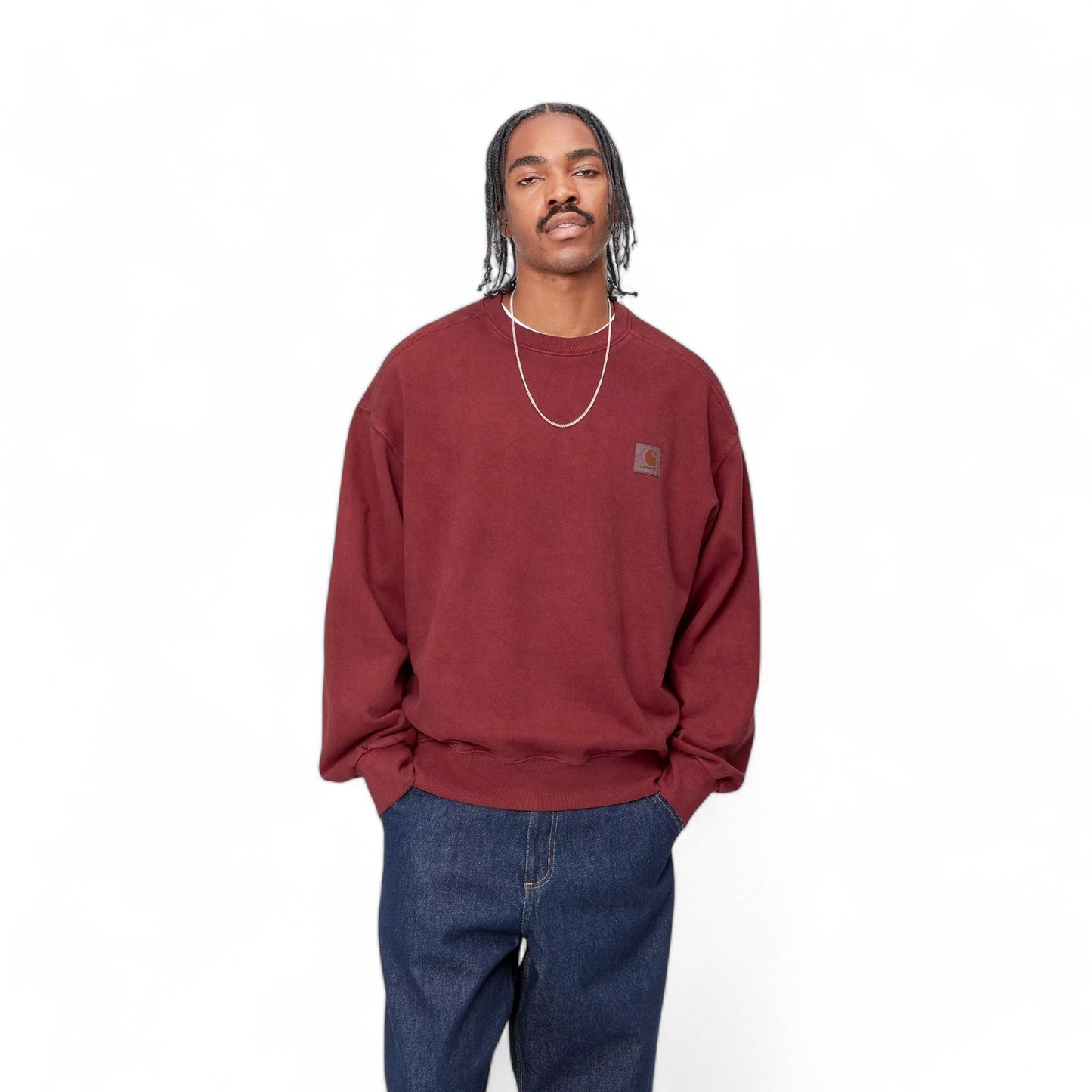 Carhartt Wip Vista Sweat - Scarlet - Felpe di Carhartt Wip | Francis Concept