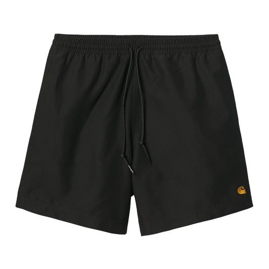 Carhartt Wip Chase Swim Trunks - Black / Gold - Francis Concept