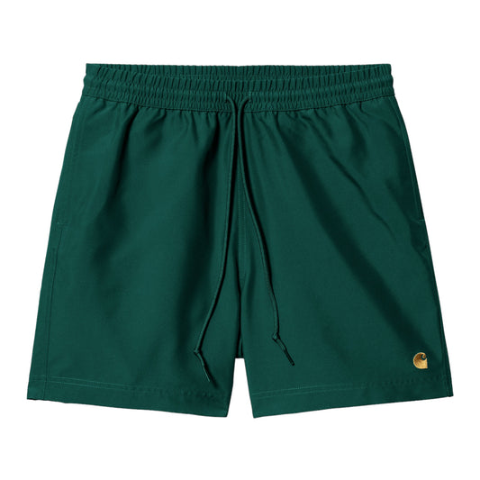 Carhartt Wip Chase Swim Trunks - Chervil / Gold - Francis Concept